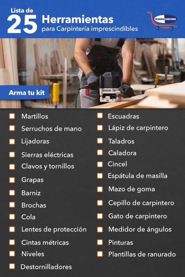 ¿Cuáles son las mejores herramientas para carpintería?